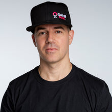 Load image into Gallery viewer, Game Pink Flat Bill Snapback Cap - Small Logo