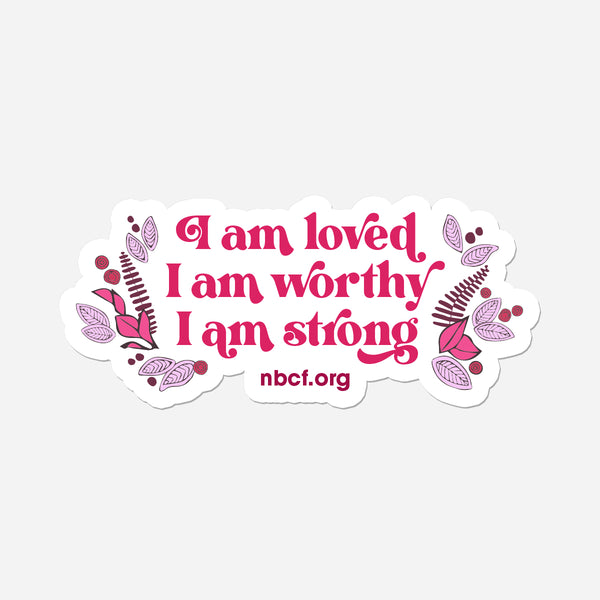 I Am Loved Mirror Cling