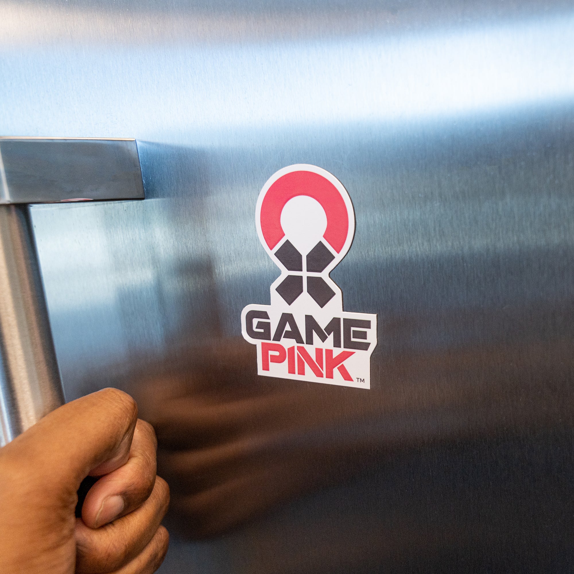 Breast Cancer Awareness Game Pink Logo Magnet - Pink - NBCF