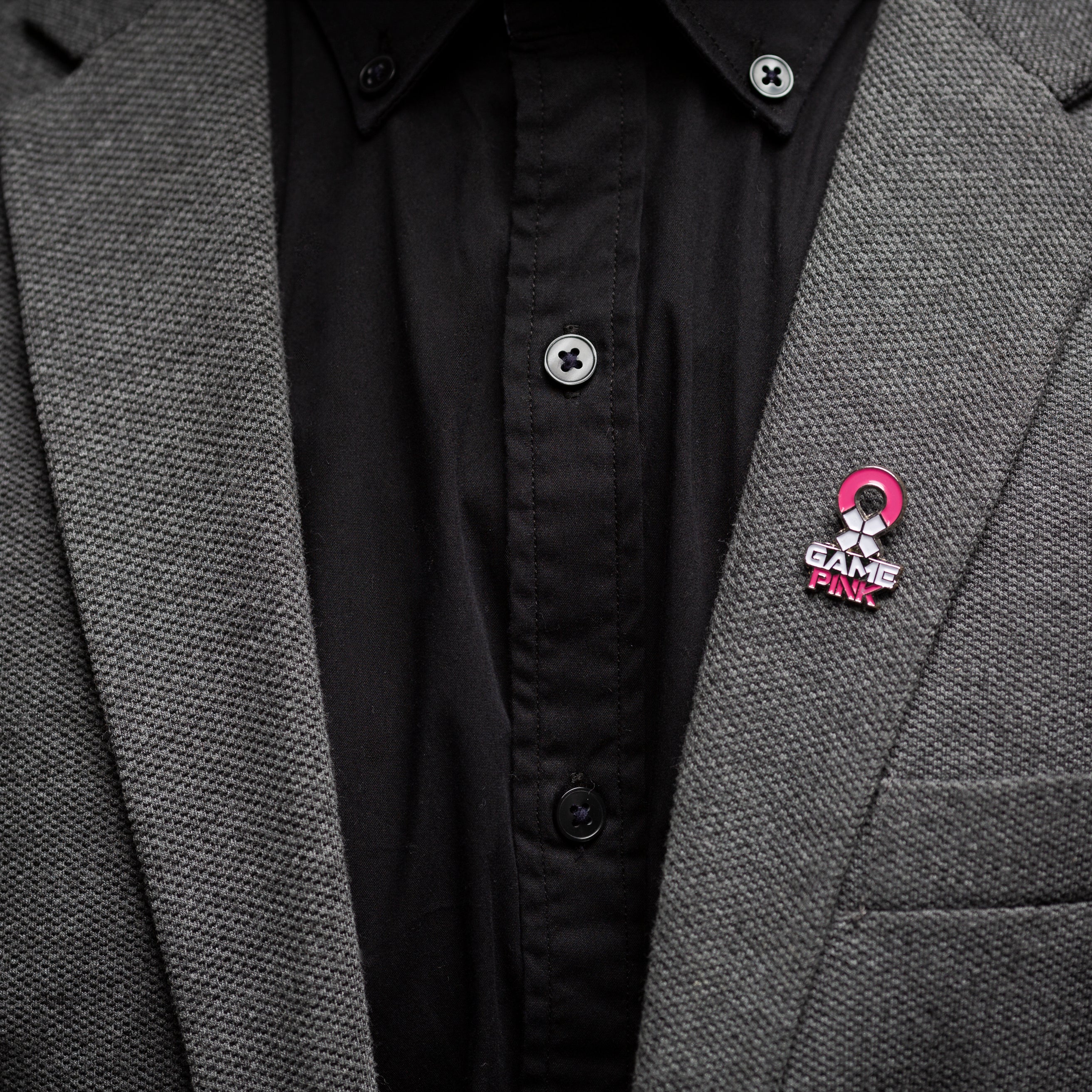 Game Pink Lapel Pin