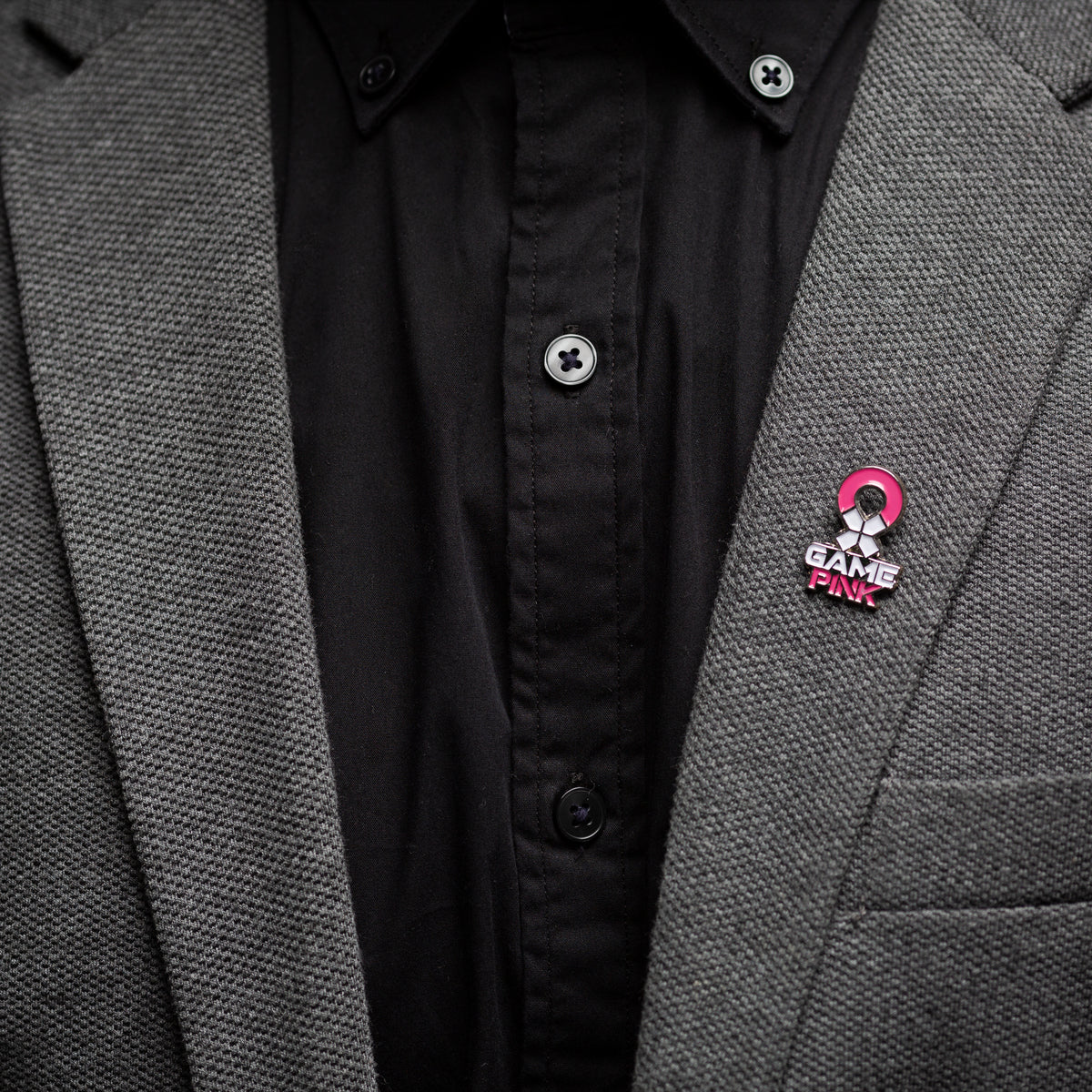 Game Pink Lapel Pin NBCF Shop