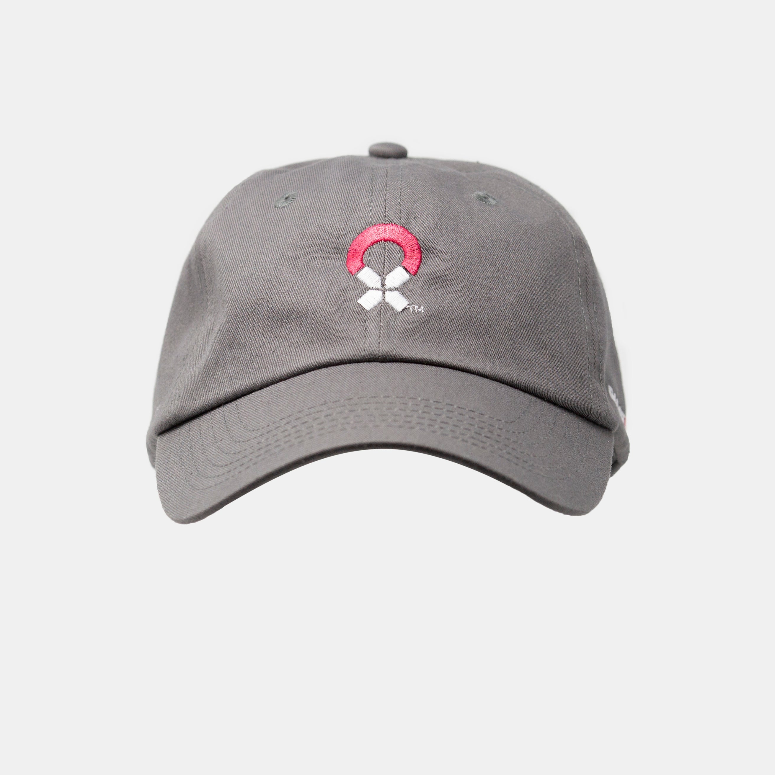 Game Pink Adjustable Ball Cap - Charcoal Gray