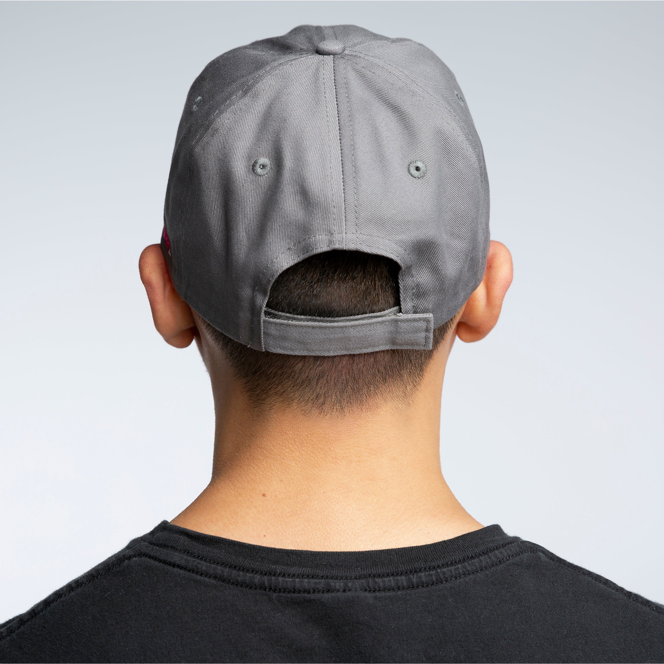 Game Pink Adjustable Ball Cap - Charcoal Gray