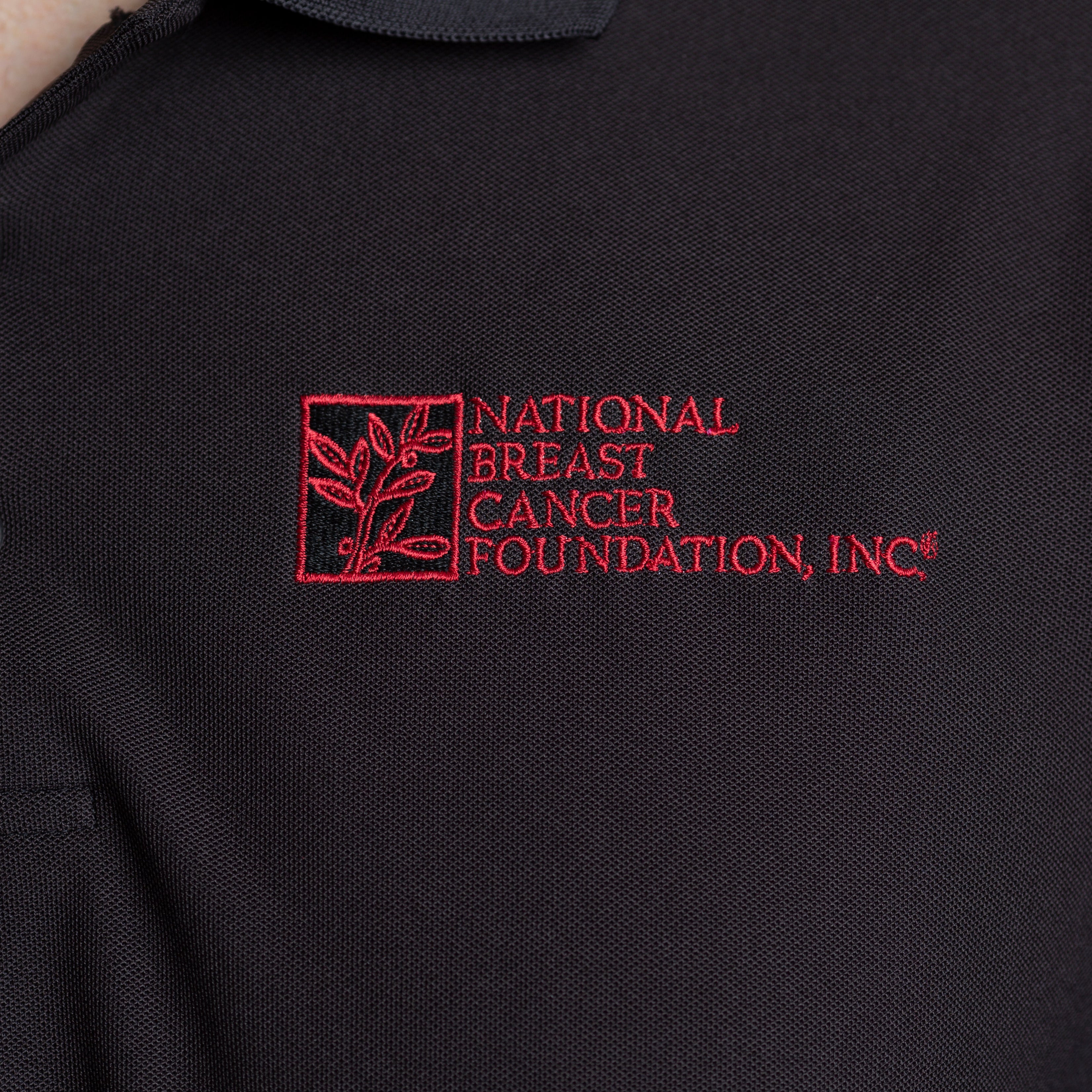 NBCF Logo Men's Polo Shirt - Black
