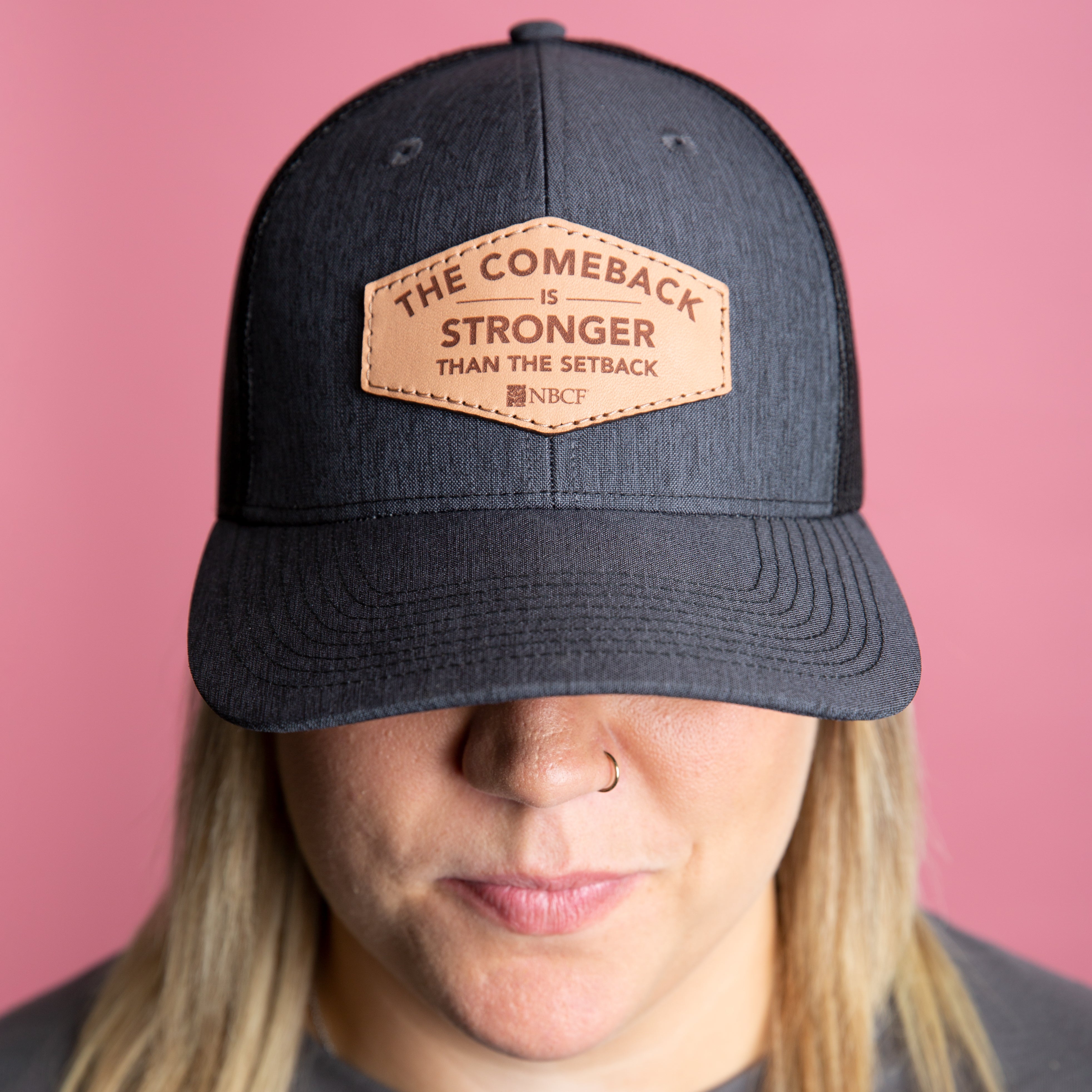 The Comeback is Stronger Hat - Dark Gray - NBCF
