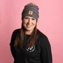 Load image into Gallery viewer, NBCF Ribbon Pom Beanie