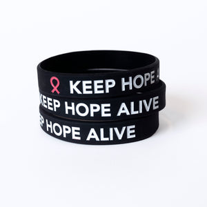 Keep Hope Alive Silicone Bracelet