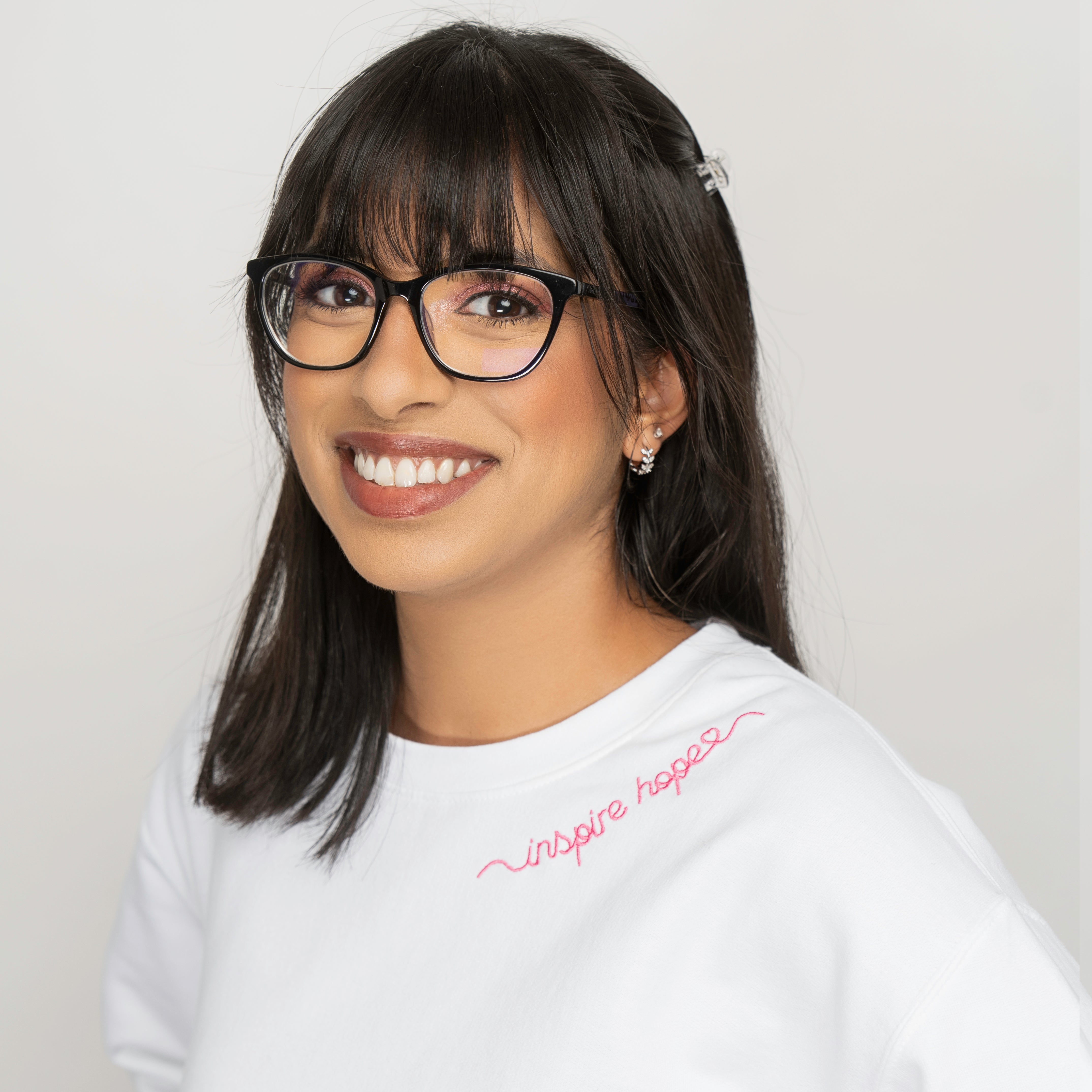 Inspire Hope Crewneck Sweatshirt - White - NBCF