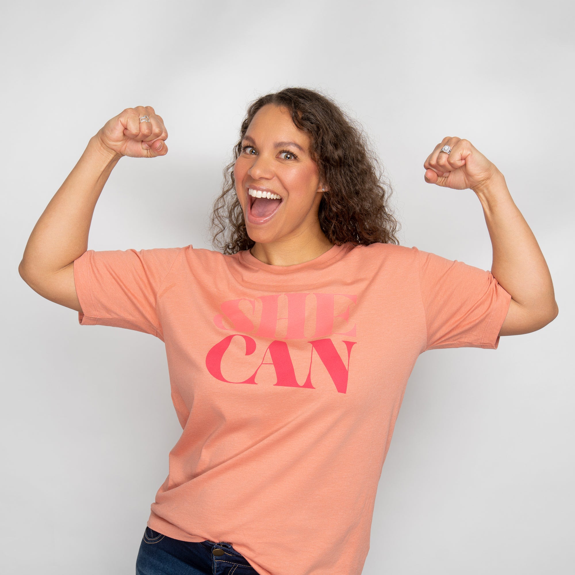 She Can T-Shirt - Pink - NBCF