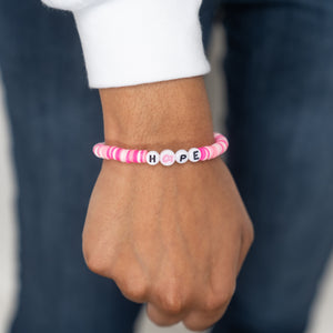 Breast Cancer Assorted Beaded Bracelet
