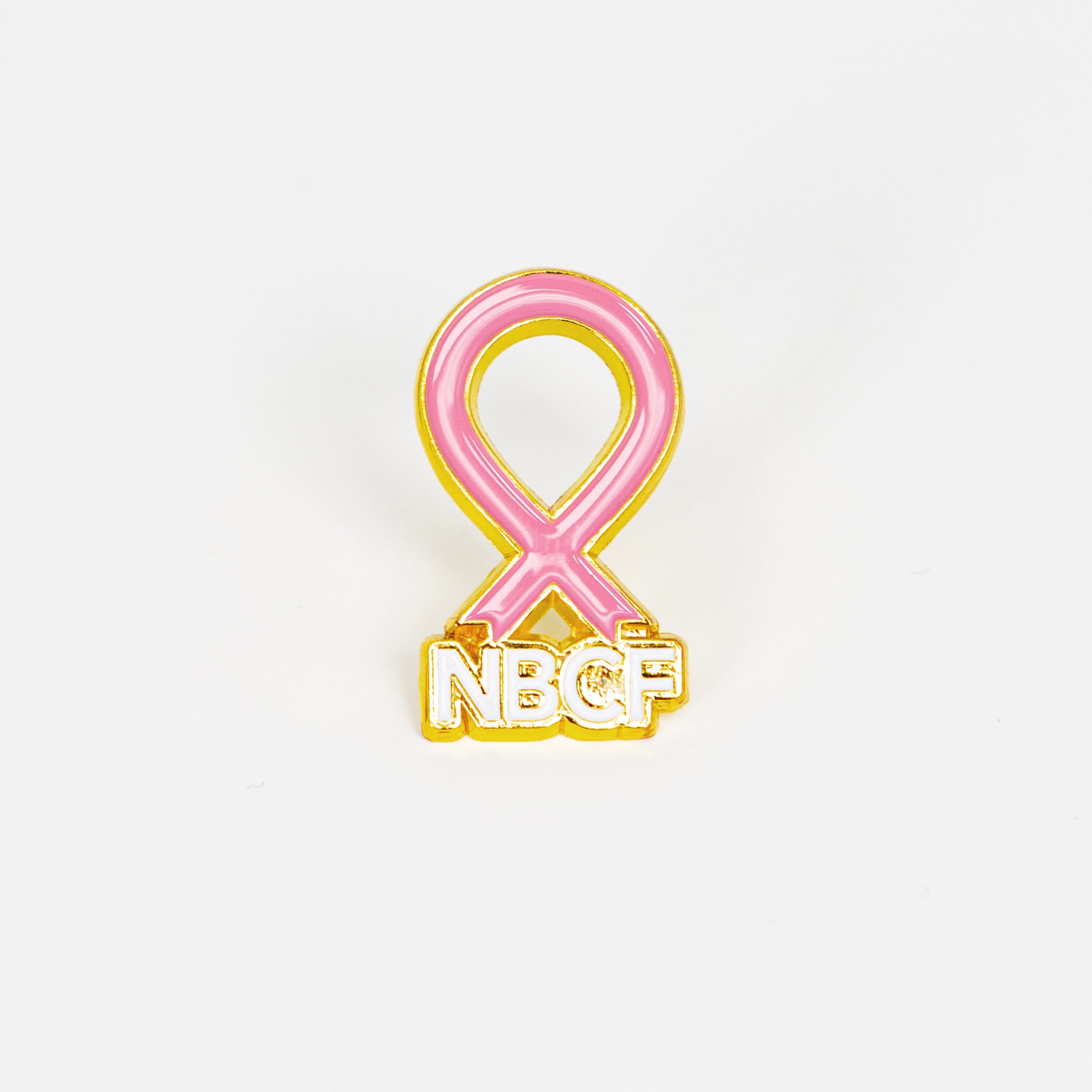 NBCF Pink Ribbon Lapel Pin - Pink