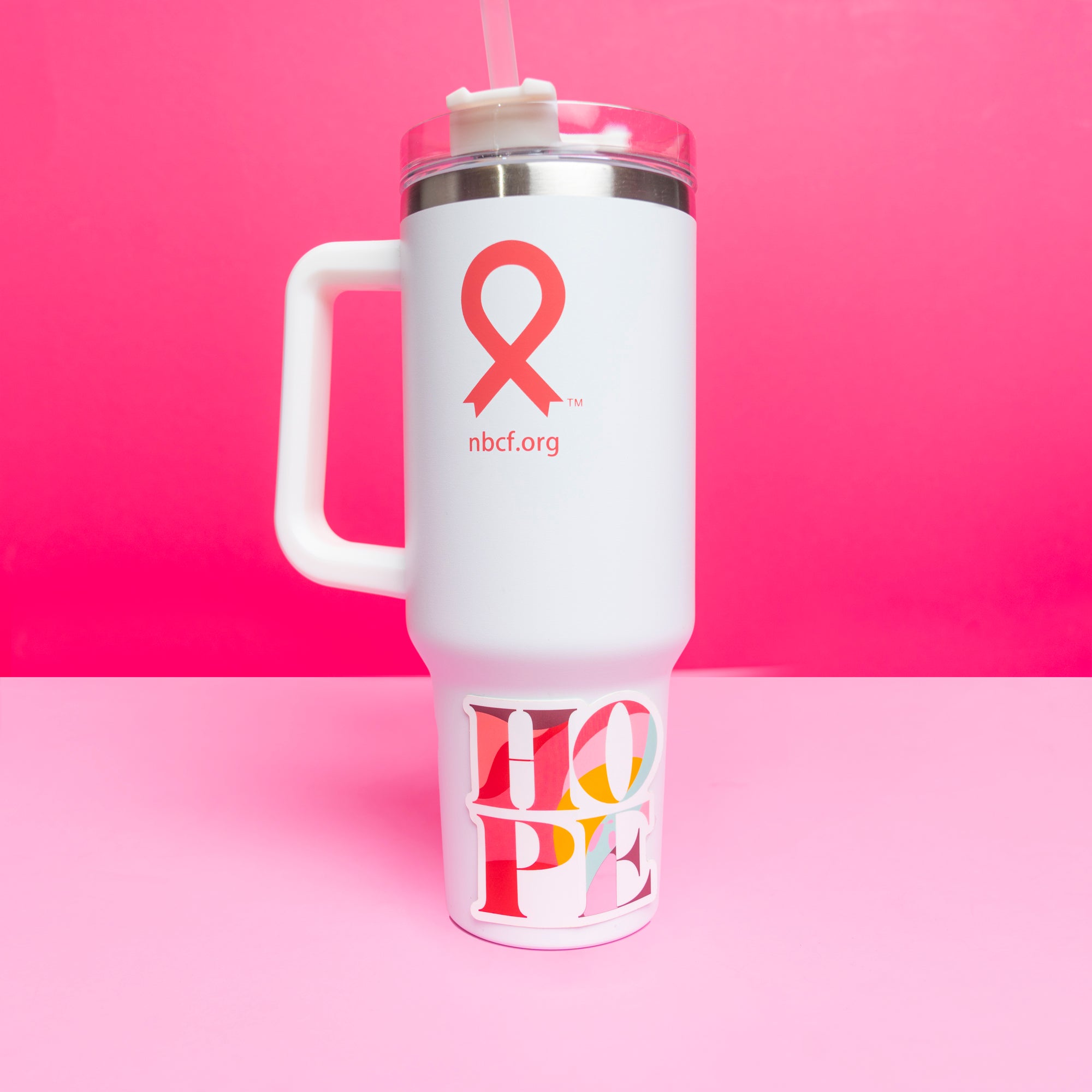 Pink Ribbon 40oz Tumbler