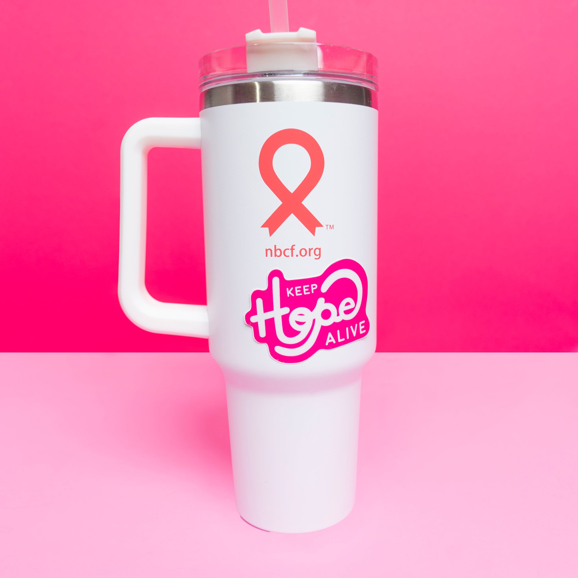 Pink Ribbon 40oz Tumbler