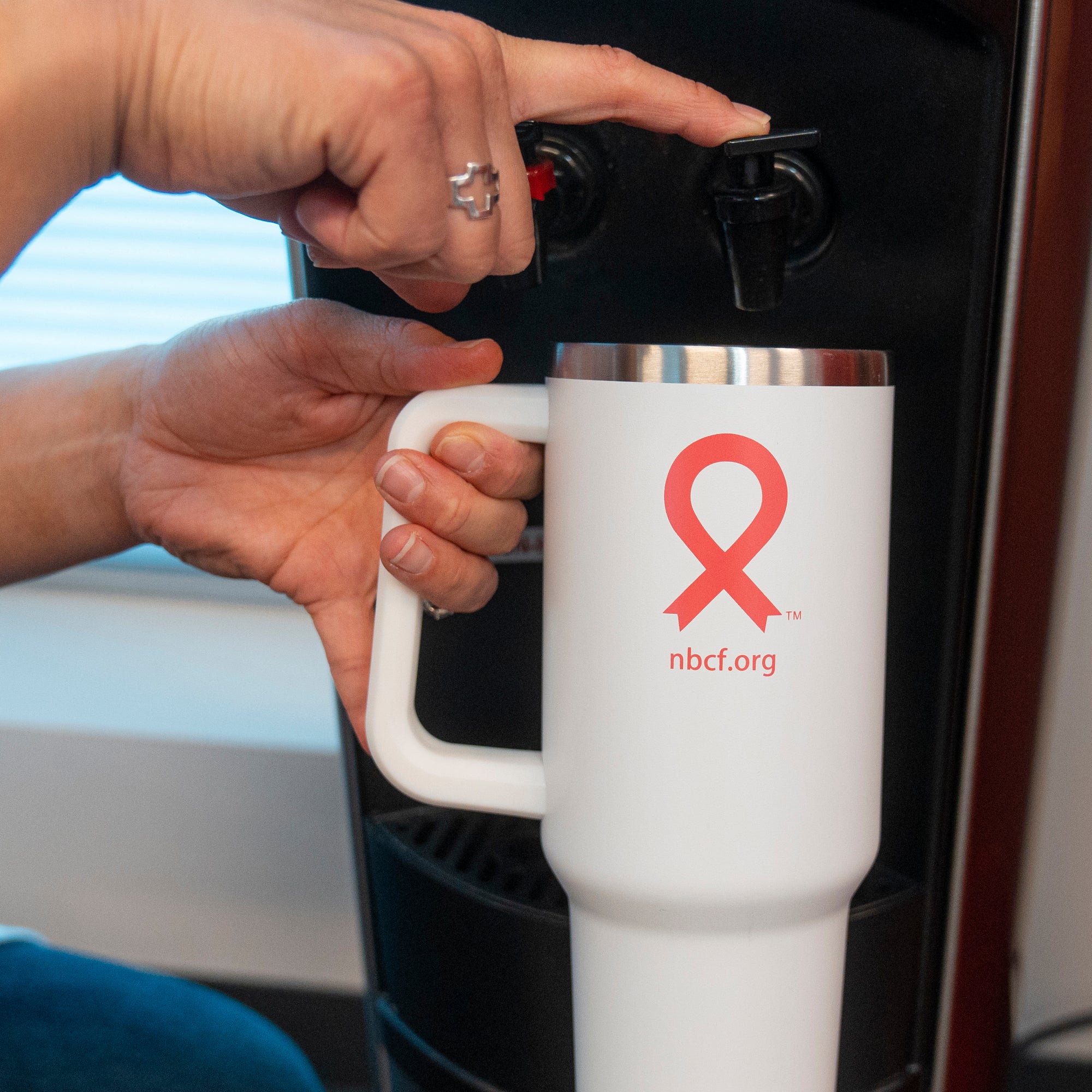 Pink Ribbon 40oz Tumbler