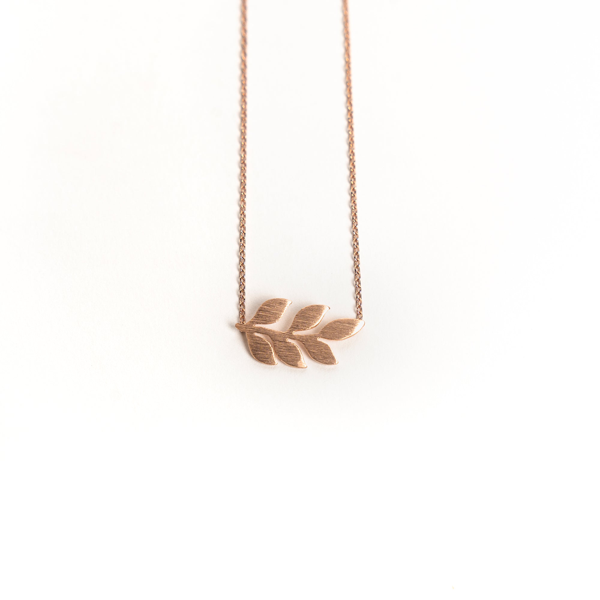 Breast Cancer Awareness Leaf Necklace - NBCF