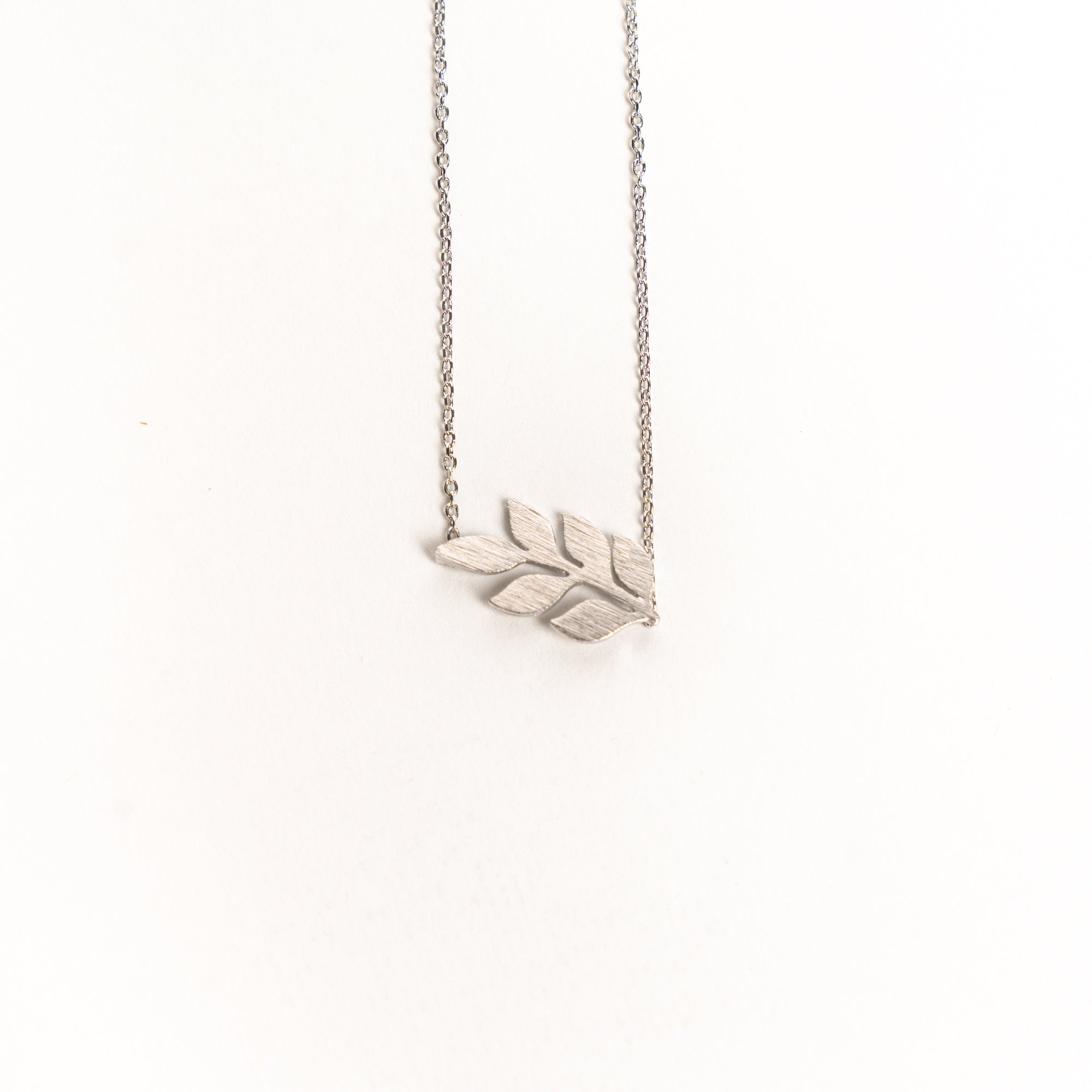Breast Cancer Awareness Leaf Necklace - NBCF