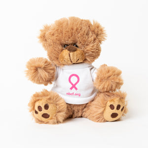 Mini Pink Ribbon Teddy Bear