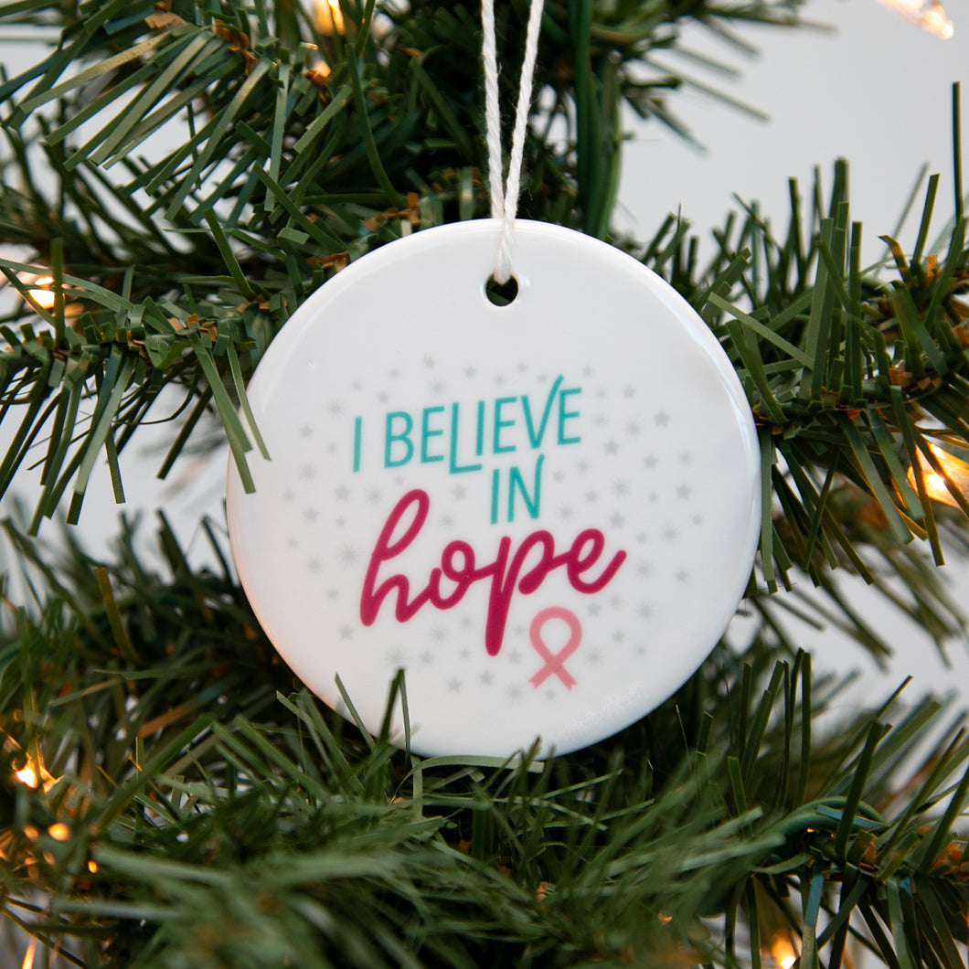 I Believe Holiday Ornament