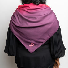 Load image into Gallery viewer, Pink Ribbon Ombre Scarf