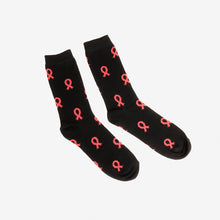 Load image into Gallery viewer, Pink Ribbon Socks