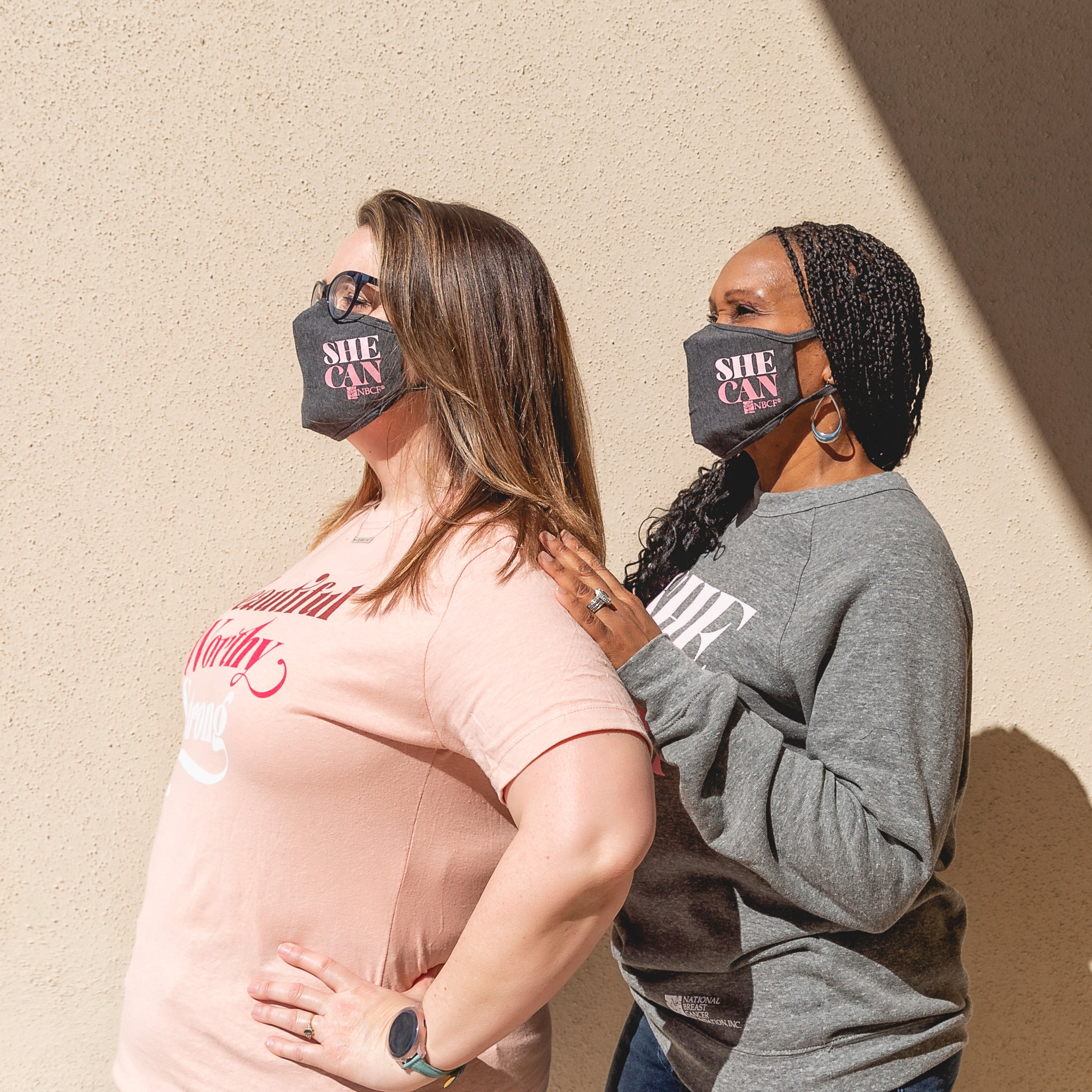She Can Face Mask - Gray - NBCF