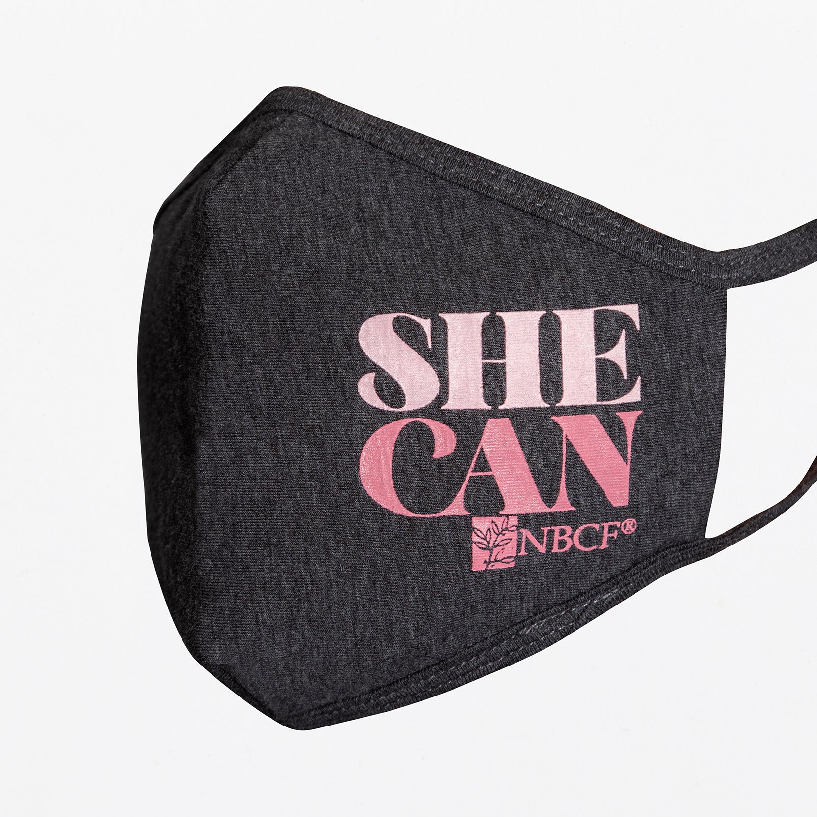 She Can Face Mask - Gray - NBCF