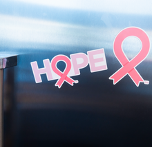 Load image into Gallery viewer, HOPE Pink Ribbon Magnet (Large)