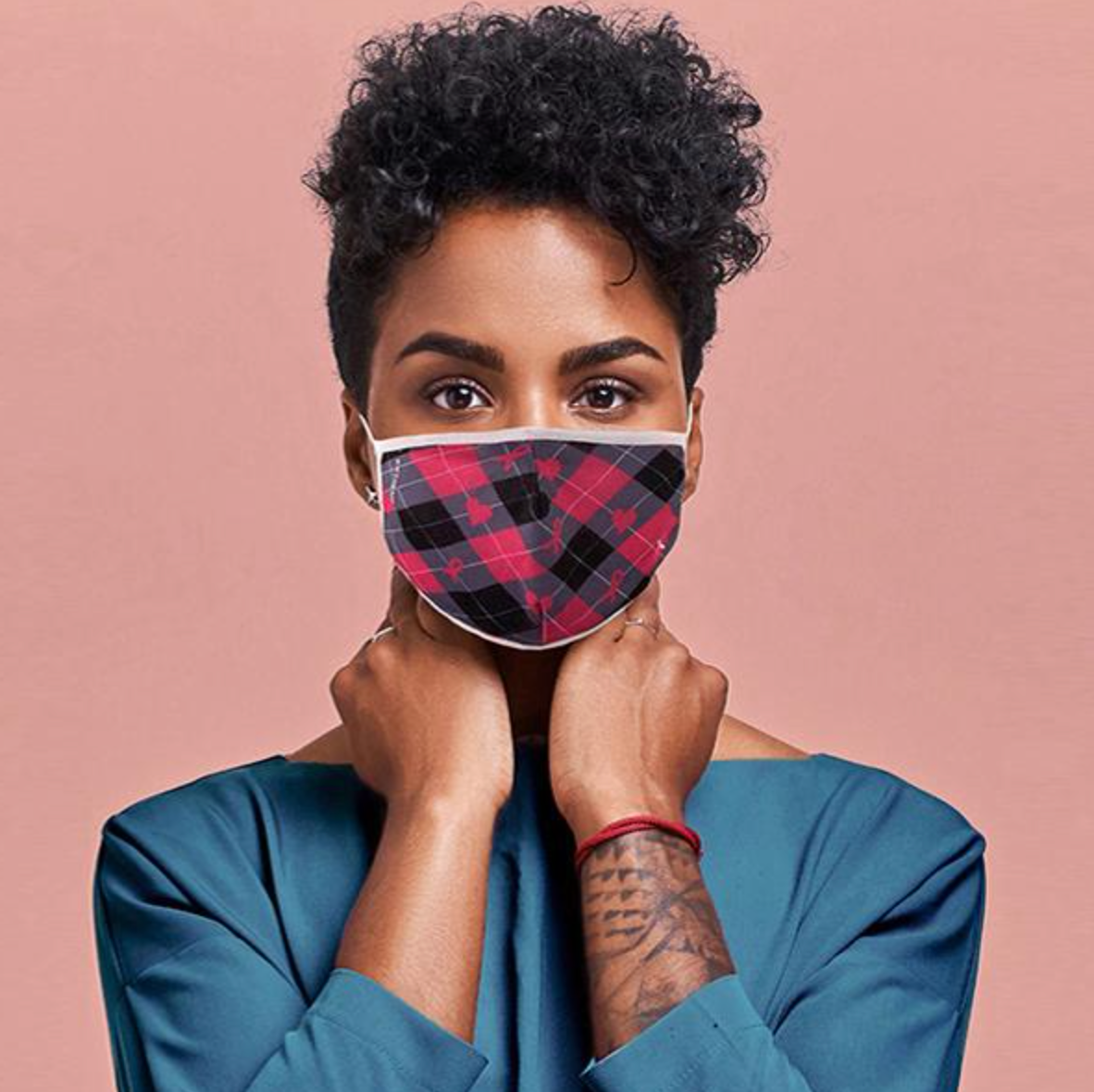 Breast Cancer Awareness Face Mask