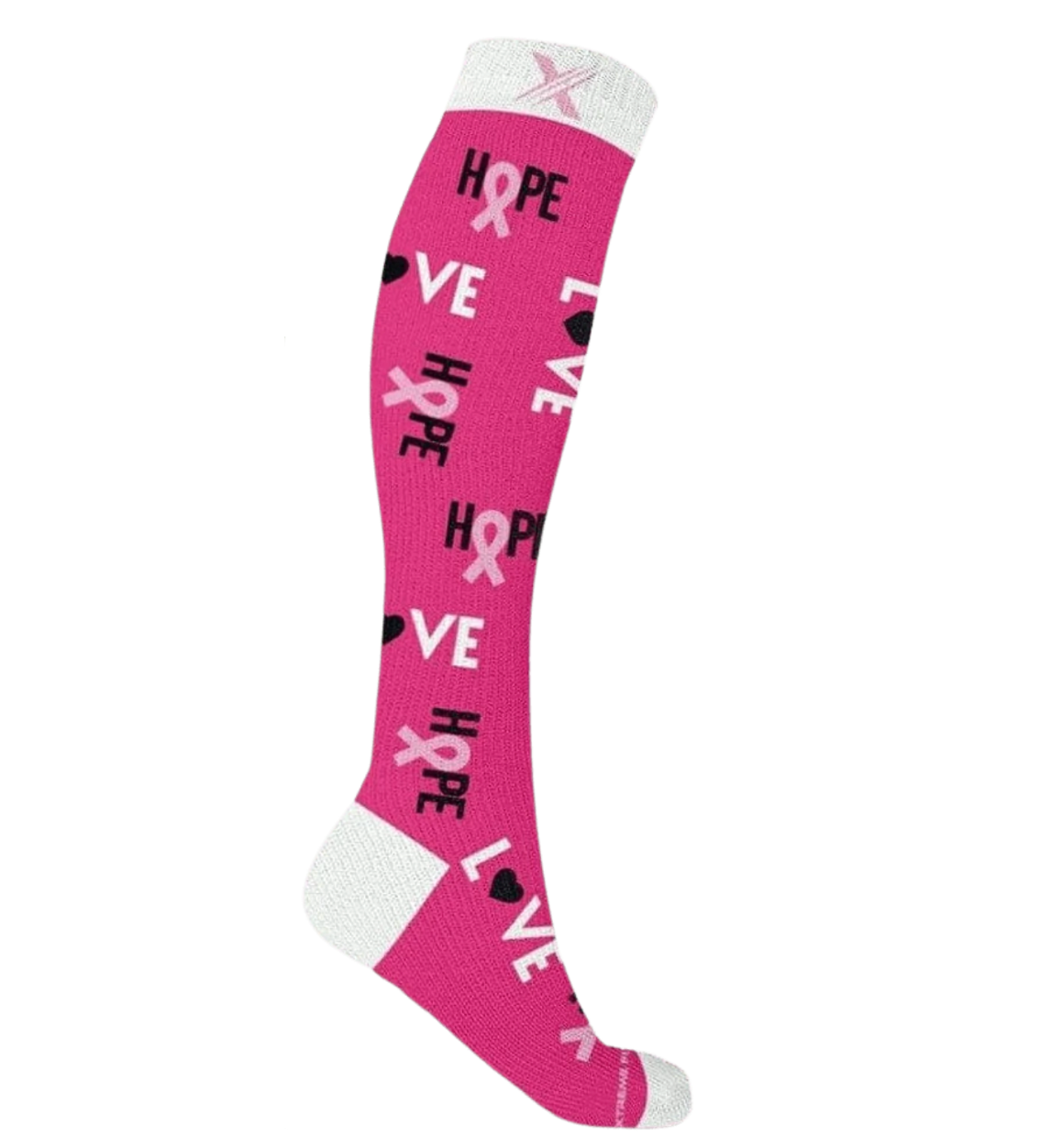 Breast Cancer Awareness Compression Socks (1 pair)