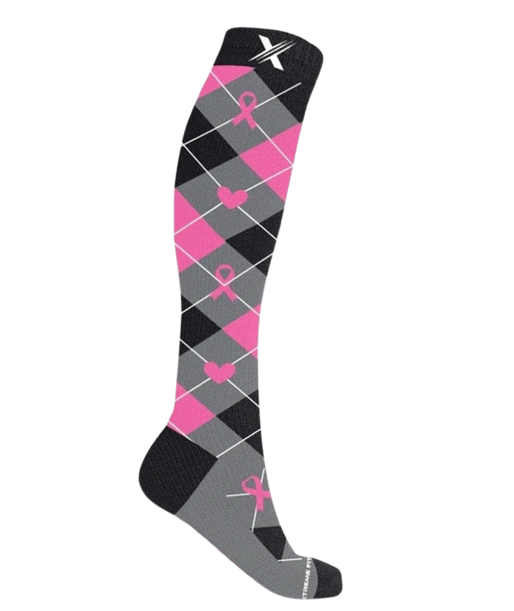Breast Cancer Awareness Compression Socks (1 pair)