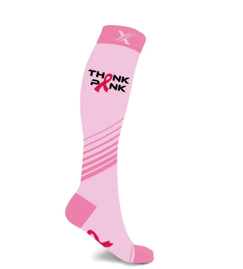 Breast Cancer Awareness Compression Socks (1 pair)
