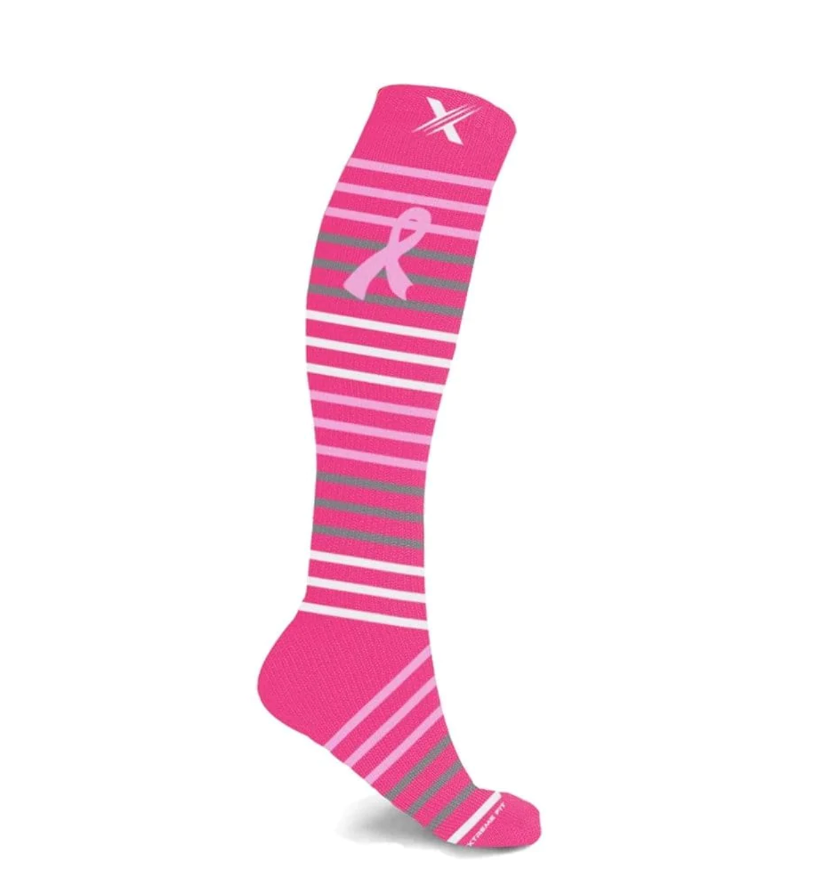 Breast Cancer Awareness Compression Socks (1 pair)