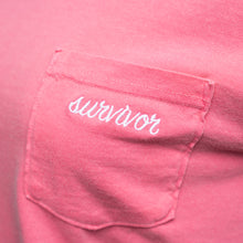Load image into Gallery viewer, Survivor Embroidered Pocket T-Shirt